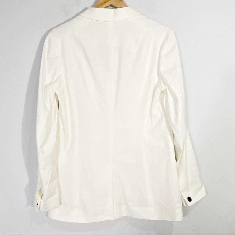 RAG & BONE Andre Linen Blend Blazer White - Picture 7 of 14